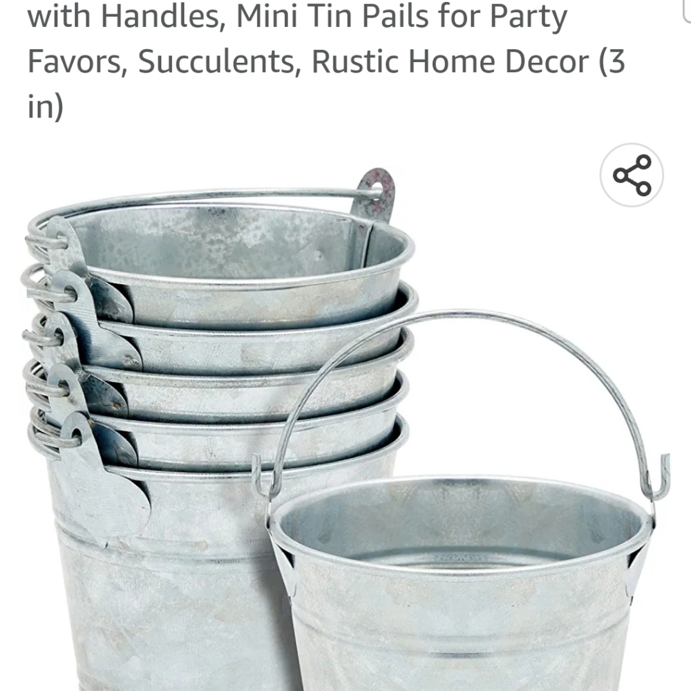 Galvanized tins